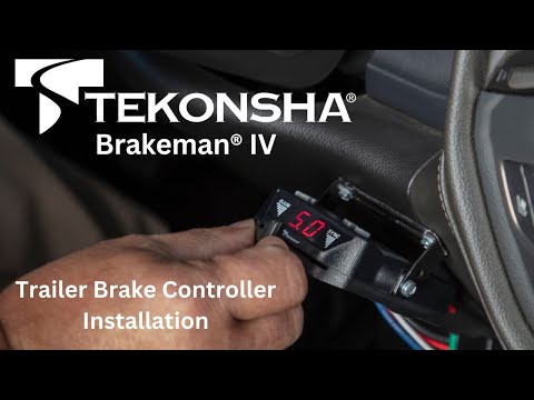 How To Install Tekonsha® Brakeman® IV: Compact Electric Trailer Brake Controller 8507120 - Plug&Play