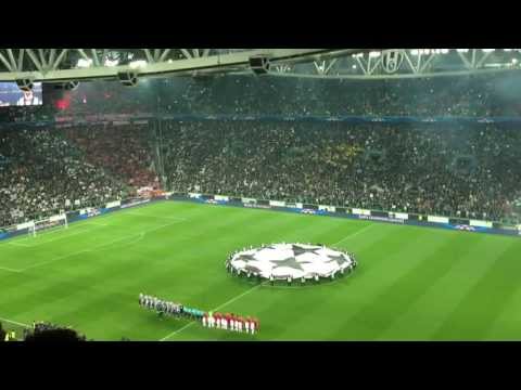Inno Champions league allo Juventus  stadium