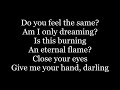 The Bangles - Eternal Flame ( lyrics )
