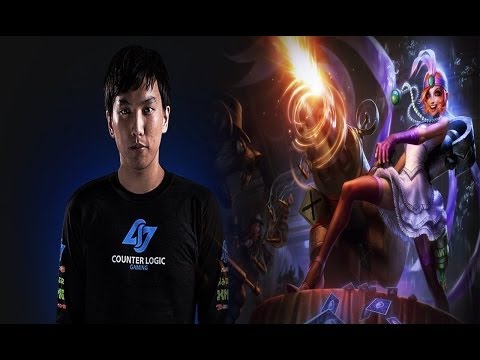 Doublelift Jinx Epic Fountain dive Pentakill! CLG vs Curse S4 NA LCS Spring 2014 Playoffs