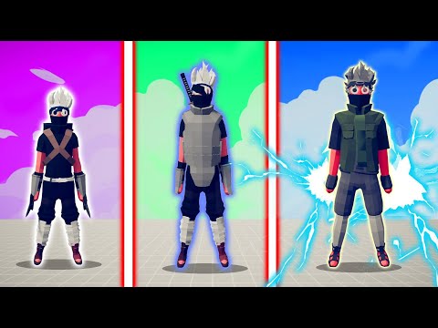 EVOLUTION OF KAKASHI (ANIME NARUTO) | TABS - Totally Accurate Battle Simulator