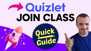 How to JOIN a Class in Quizlet (Step by Step)