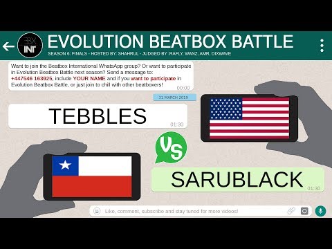TEBBLES 🇺🇸 VS SARUBLACK 🇨🇱 | FINALS | Evolution Beatbox Battle | Season 6