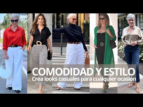 COMODIDAD Y ESTILO ✨❤Crea looks casuales para cualquier ocasión #moda #tendenciasdemoda #fashion