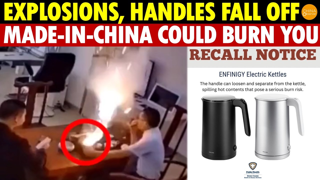 Danger! Chinese Stainless Kettles With Explosions, Fires, Loose Handles Flood US, Toss Immediately
