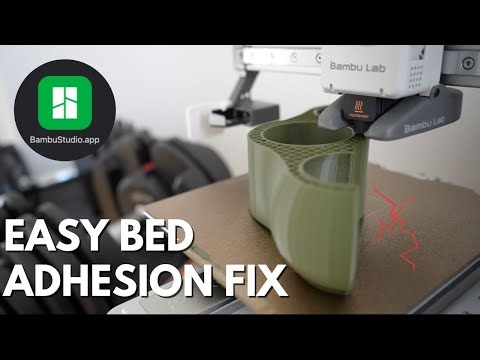 Beheben Sie die Betthaftung bei JEDEM Bambu Lab-Drucker mit DIESEM einfachen Trick!