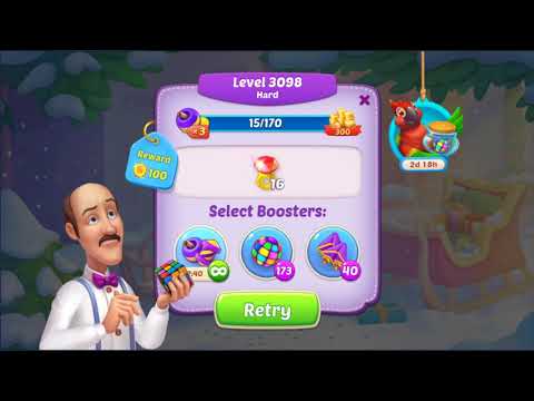 HomeScapes Level 3098 - 3099 | Gameplay Walkthrough