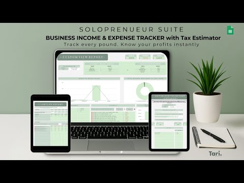 Tari Planners Simple Business Finance System UK Edition - Overview
