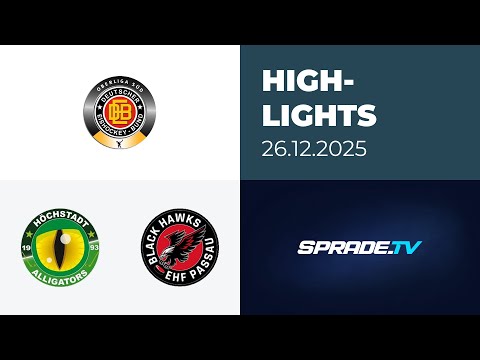 26.12.2025 - Highlights - Höchstadt Alligators vs. EHF Passau Black Hawks