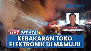 Diduga Korsleting Toko Elektronik di Mamuju Terbakar, 5 Orang Terluka Termasuk Petugas Damkar