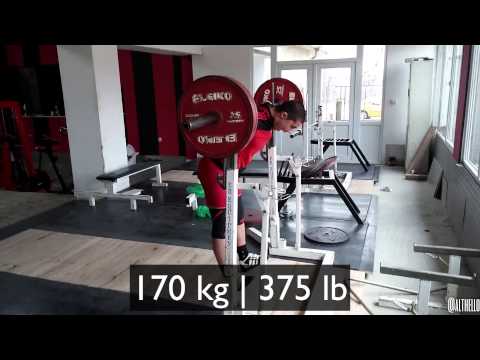 Todor Atanasov 170kg squat