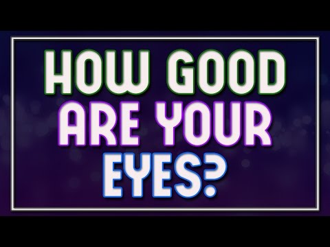 How Good Are Your Eyes? - 92% fail