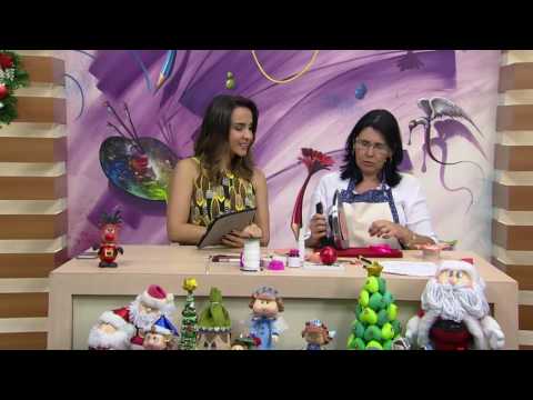 Mulher.com -  02/12/2016 - Enfeite de Natal em E.V.A - Rosemery Ansante P1