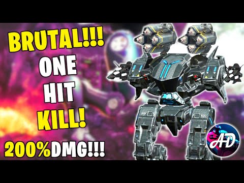 BRUTAL! One Hit Kill OVERDRIVE HAWK THERMITE APHIDS Gameplay - War Robots Mk2 WR Gameplay