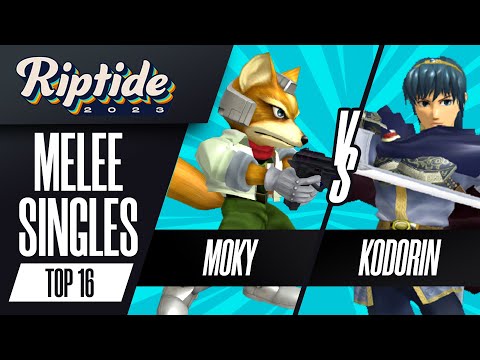 moky (Fox) vs KoDoRiN (Marth) - Melee Singles Top 16 - Riptide 2023