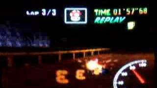 MK64 - Banshee Boardwalk fast lap - 41"41