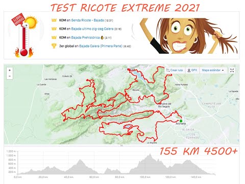 Ricote Extreme 2021 (TEST NUEVO RECORRIDO) 155 KM 4500+