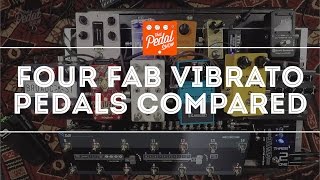 Video thumbnail for Four Fabulous Vibrato Pedals Compared – What Can You Do With Them? by That Pedal Show