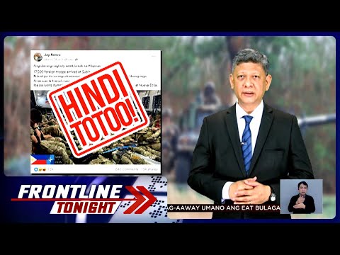 Fact CheckED: Mga sundalong Amerikano sa Pilipinas Frontline Tonight