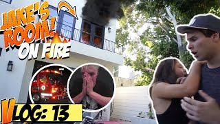 SET JAKE PAUL'S ROOM ON FIRE (PRANK GONE RIGHT!)