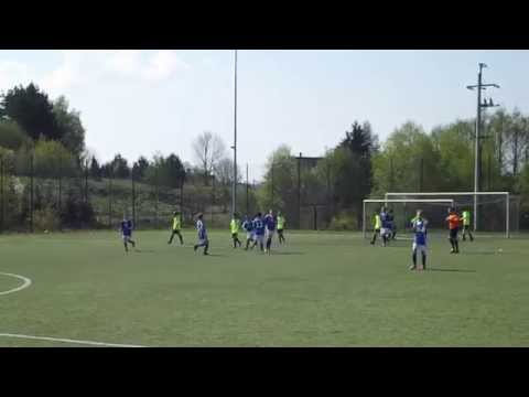 Mecz LGKS 38 Podlesianka Katowice - GKS Urania Ruda Śląska Trampkarze rocznik 2002 bramka na 0 - 2