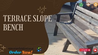 ♻️Terrace Perfection: Stylish Slope Benches! | GreenFurniture