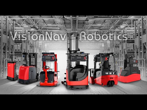 VisionNav Robotics Driverless Forklift Truck (AGF) for internal logistics.
