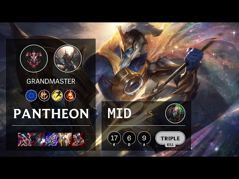 Pantheon Mid vs Singed - EUW Grandmaster Patch 11.20