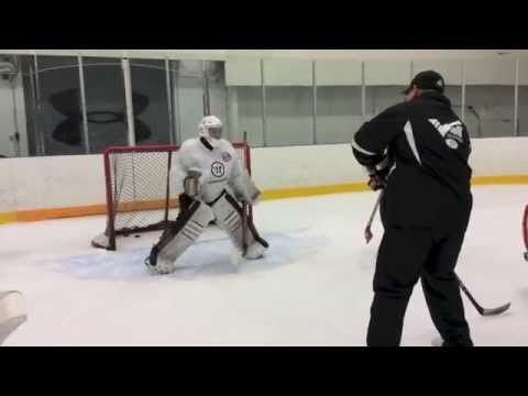 Hockey Goaltending Drill - How to Control Breakaways with Ron Veit