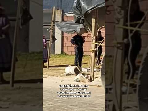 Accidente en San Mateo, Quetzaltenango, Bomberos reportan padre e hijo quedan atrapados en un pozo.