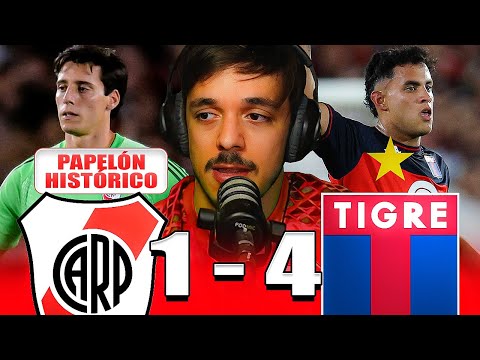 PAPELÓN HISTÓRICO: RIVER 1-4 TIGRE EN EL MONUMENTAL / BENITO SDR