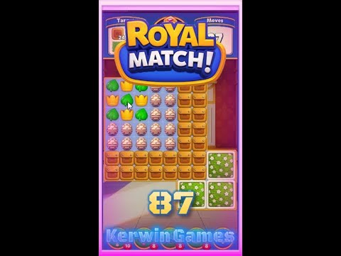 Royal Match Level 87 - No Boosters