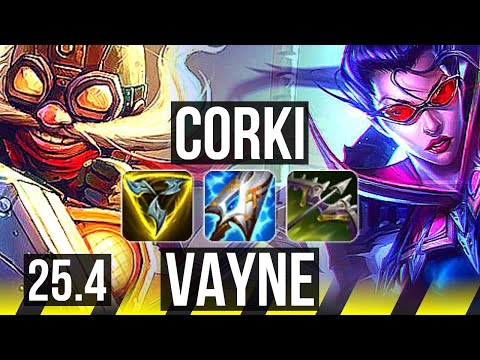 CORKI & Blitzcrank vs VAYNE & Zyra (ADC) | 66% winrate, 15/4/7, Dominating | EUW Grandmaster | 25.4