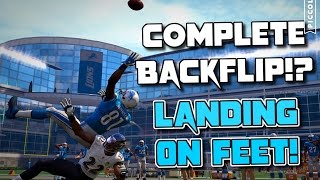 CAN MEGATRON DO A COMPLETE BACKFLIP ONTO HIS FEET AND THEN RUN FOR A TOUCHDOWN?? Madden Challenge