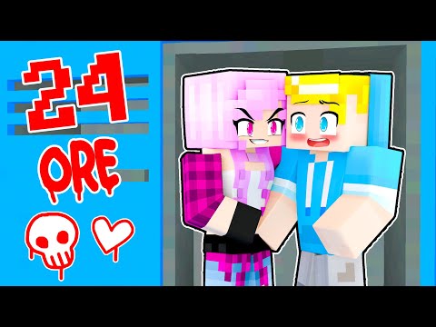 24 ORE Nell'ARMADIETTO Con La BULLA Su Minecraft!