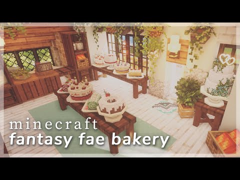 [Minecraft] Fantasy Fae Bakery 🍰🧁 - Speedbuild | CIT Resource Packs