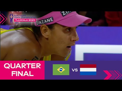 Ana Patrícia/Duda vs. Stam/Schoon - Quarter Final Highlights | Tlaxcala 2023 #mexbeachvolley