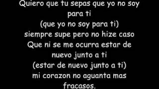 Fanny Lu Tu No Eres Para Mi lyrics