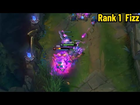 Rank 1 Fizz: Best Fizz VS Grandmaster Qiyana on Super Server