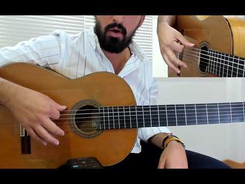 🎸  Flamenco Guitar Course Level 1/7 - Lesson 1 - Rasgueo on rythm