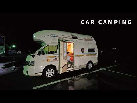 [Car camping] Troubles!! But a used campervan trip can handle them!! ︎ [Nagano, Ina Tourism]