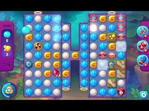 Fishdom Super Hard Level 8990 (with 2 Bombs) @choraelmin