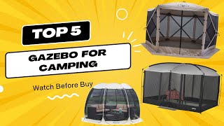 Top 5 Best Gazebo for Camping | Best Pop up Gazebos with Sides in 2023 (Buying Guide)