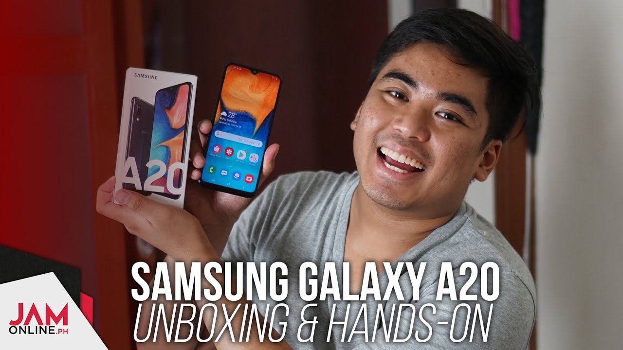 Samsung Galaxy A20 Unboxing and Hands-on Philippines