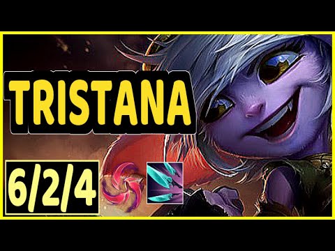 TRISTANA VS VARUS - 6/2/4 KDA ADC GAMEPLAY