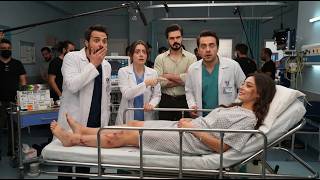 Halil İbrahim, from the film "Doctors," visited Sıla on set and was shocked by what she saw.