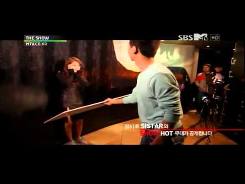 120420 MTV The Show Sistar - Back Stage