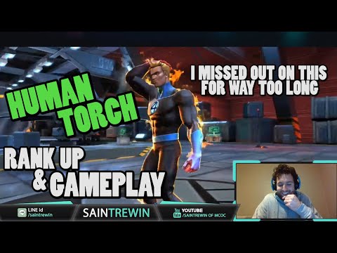 Human Torch | Rank up and Gameplay | I WAS MISSING OUT | Marvel Contest of Champions