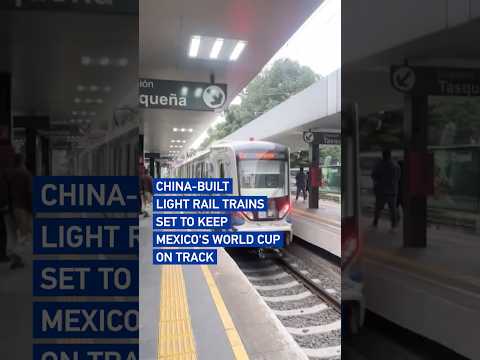 China-built light rail trains set to keep Mexico's World Cup on track