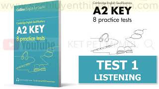 KET Listening - A2 Key 8 Practice Test 1 - COLLINS | KET PET Mr Mol